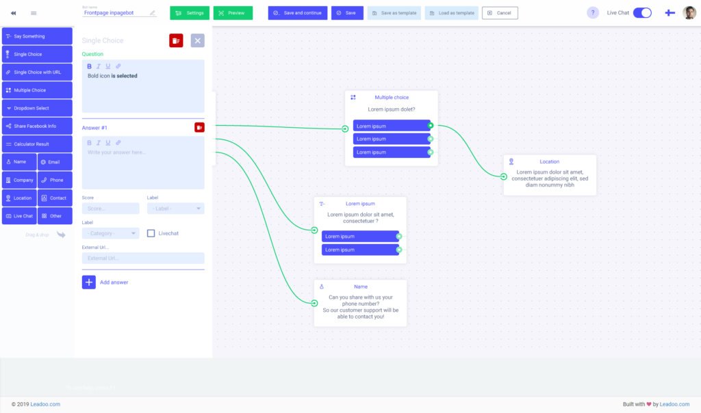 Inpage VIsual builder how to create a banner bot How to create an interactive banner ad? (BannerBot)