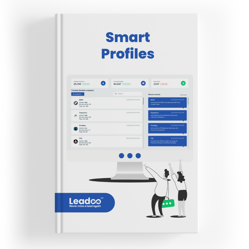 Untitled design 2020 06 11T184243.251 Identify the hottest leads and close more deals Identify the hottest leads on your website and close more deals with Leadoo Smart Profiles