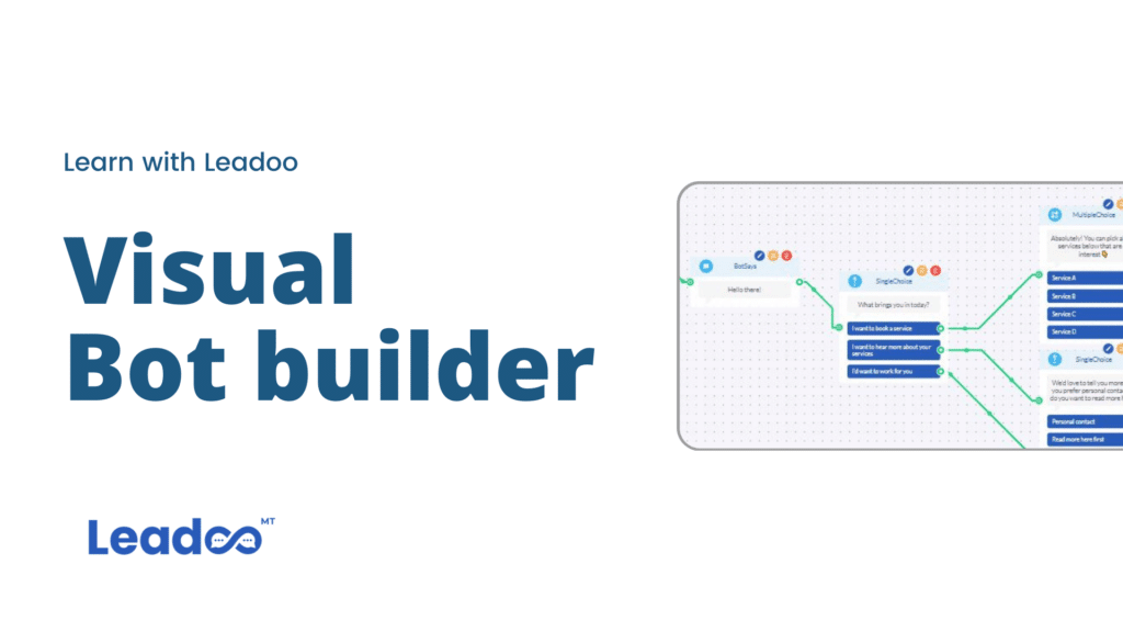 visual bot builder 2 sql Leadoo's Visual bot builder - the easiest builder on the market