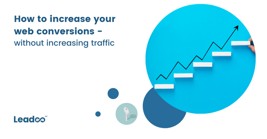 How to increase conversions without increasing traffic blog image