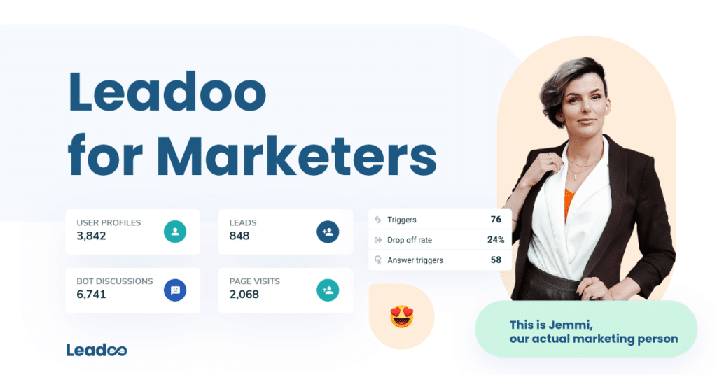 Use cases Marketeers Featured Leadoo Marketers