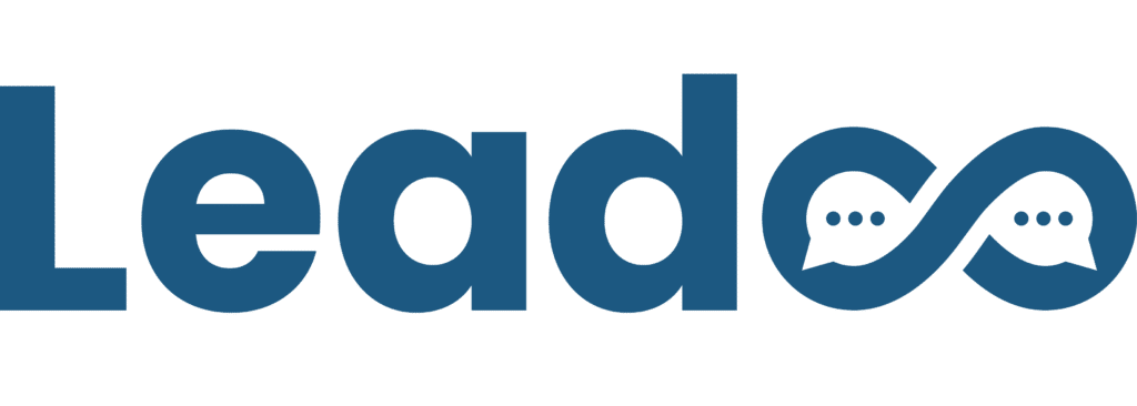 leadoo logo blue new leadoo Leadoo – Missa aldrig ett lead igen