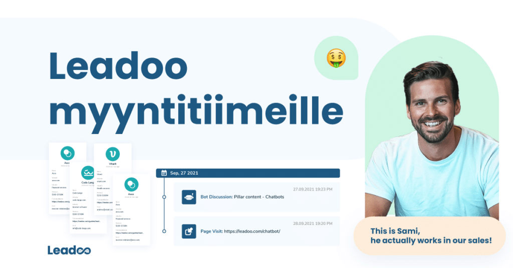 Use cases Sales Featured 4 leadoo FIN Myyjät